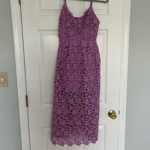 ASTR Lavender Lace Dress